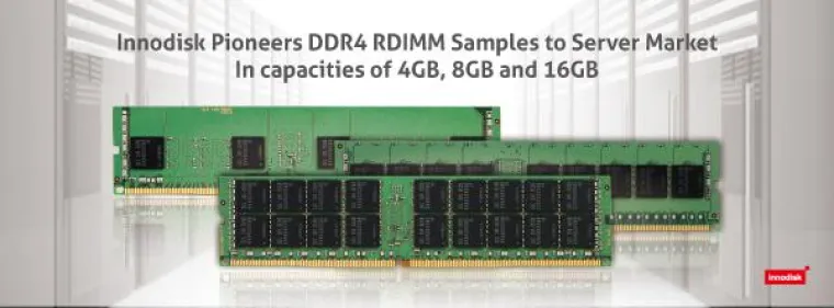 Innodisk liefert DDR4 R-DIMM-Samples an den Servermarkt Bild: Innodisk liefert DDR4 R-DIMM-Samples an den Servermarkt