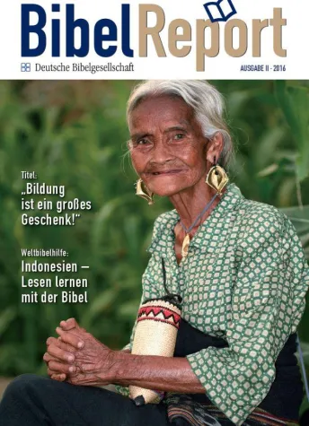 Zeitschrift „Bibelreport“ berichtet über Alphabetisierungskurse Bild: Zeitschrift „Bibelreport“ berichtet über Alphabetisierungskurse