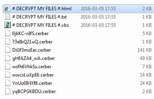 Bild: Cerber Ransomware - eine sprechende Bedrohung