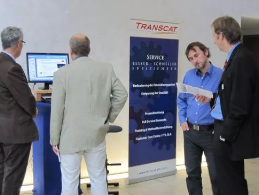 Bild: Rund 90 Teilnehmer am 16. Fachtag von Transcat PLM in Karlsruhe