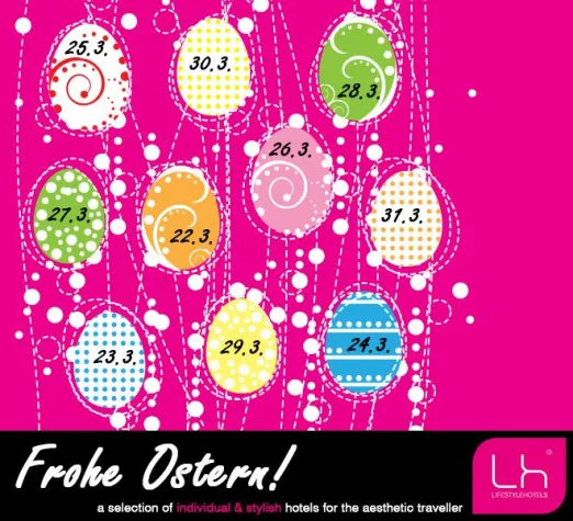 Bild: LIFESTYLEHOTELS Online-Osterkalender mit 10 exklusiven Gewinnen