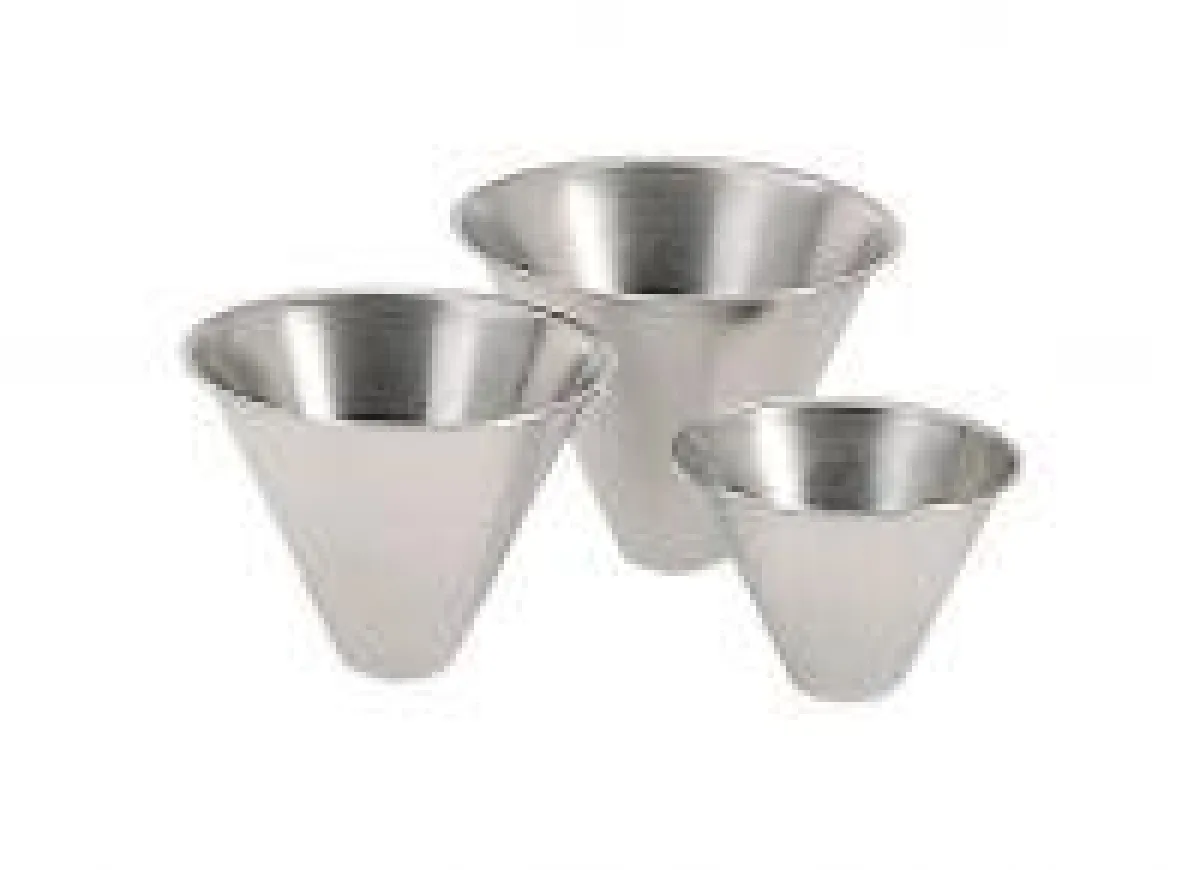 Konische Förmchen aus Edelstahl