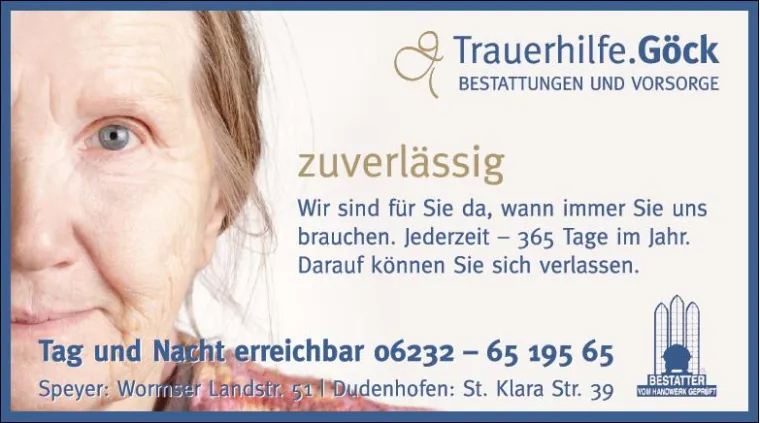 Bild: Ausweis für Qualität, Garantie und Vertrauen - Trauerhilfe Göck ist zertifizierter Bestatter