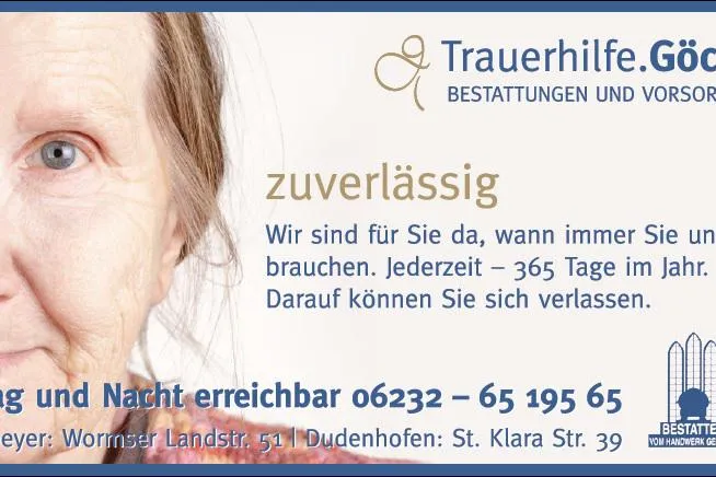 Bild: Ausweis für Qualität, Garantie und Vertrauen - Trauerhilfe Göck ist zertifizierter Bestatter