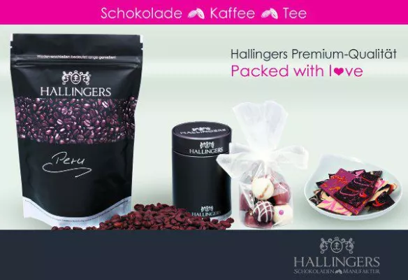 Bild: Feinste Pralinen & Co. aus Hallingers Schokoladen Manufaktur: Internet-Shop hallingers.de ist online