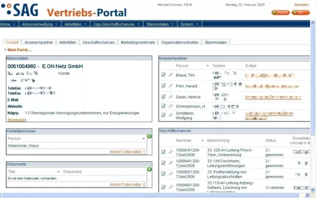 Bild: CRM ist tot, es lebe das Vertriebsportal! SAG ersetzt mySAP CRM durch webbasierendes Kundenmanagement-Portal