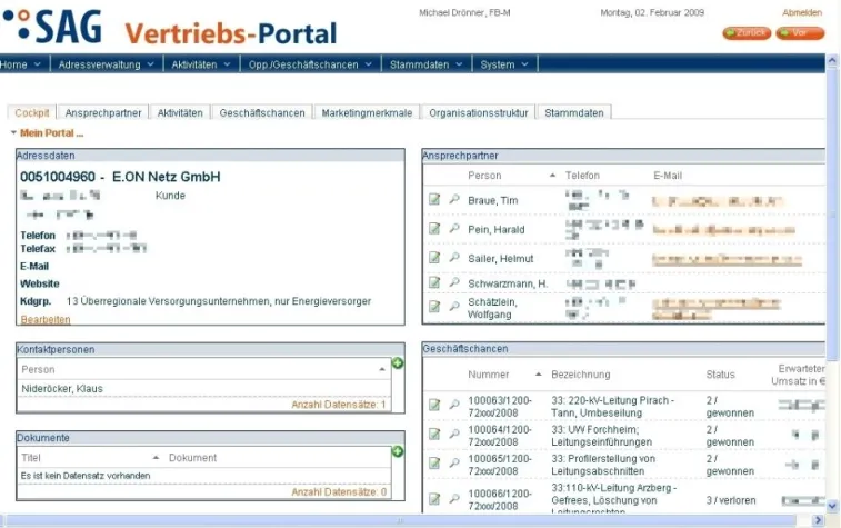 Bild: CRM ist tot, es lebe das Vertriebsportal! SAG ersetzt mySAP CRM durch webbasierendes Kundenmanagement-Portal