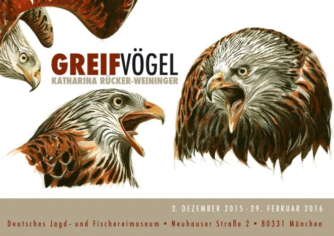 Bild: Malerei-Ausstellung 'Greifvögel' eröffnet bald in München