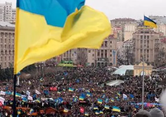 Bild: Ukraine: Mit Nikolay Katerynchuk zum Marsch der Millionen gegen Janukowitsch und Asarow