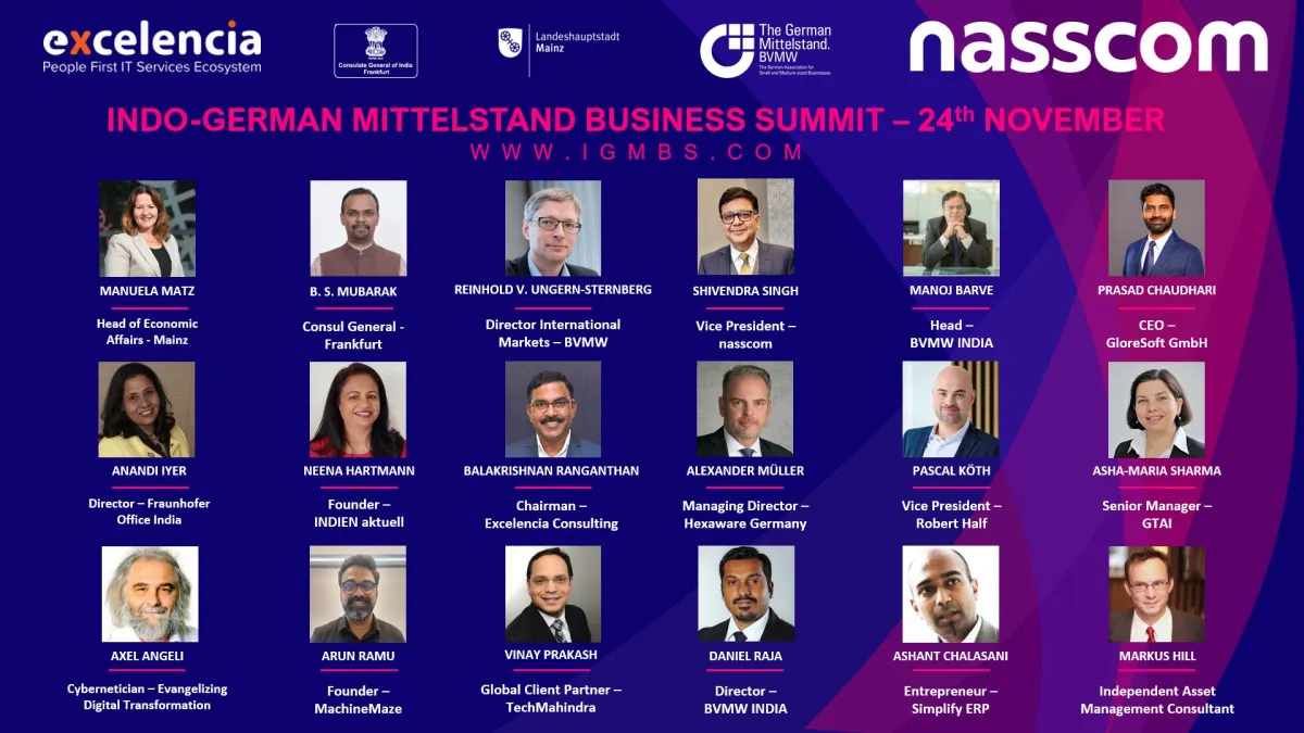 Indo-German Mittelstand Business Summit Speaker (© Daniel Raja)