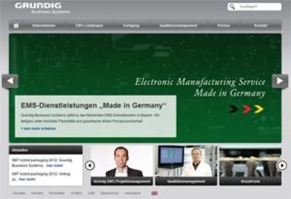 Bild: Grundig Business Systems setzt auf neuen EMS-Auftritt