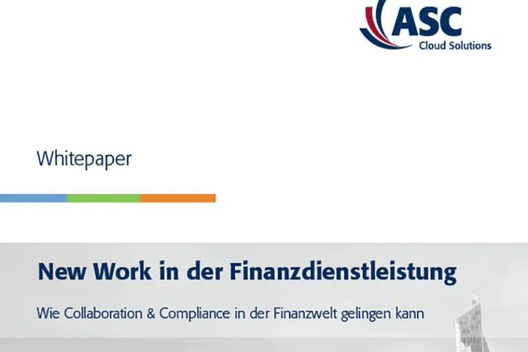 Bild: Neues Whitepaper von ASC: New Work in der Finanzdienstleistung