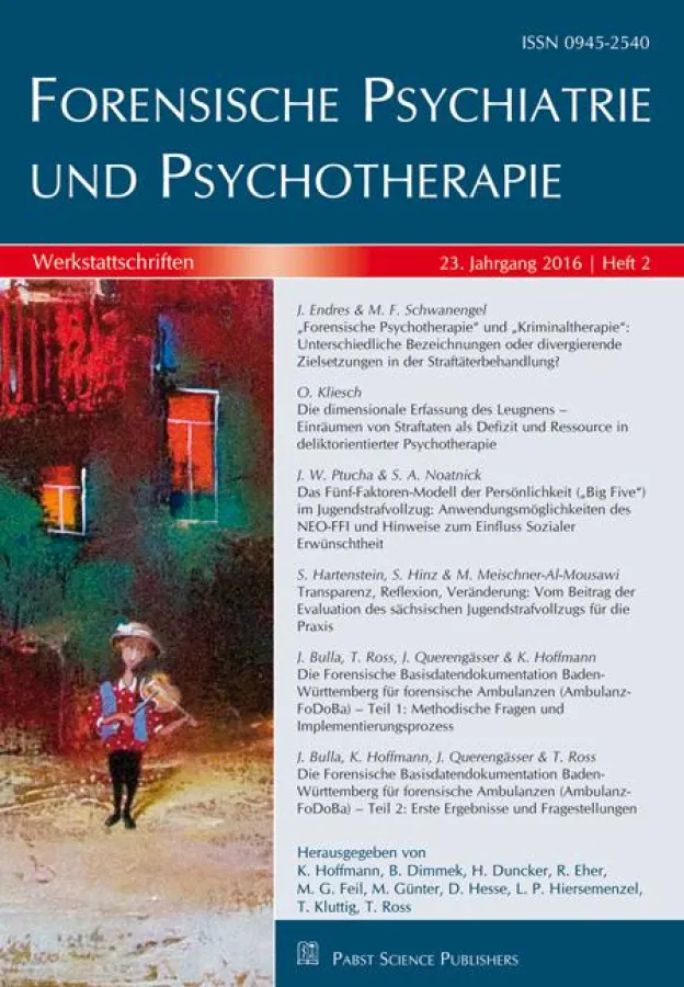 Forensische Psychiatrie und Psychotherapie 2/2016
