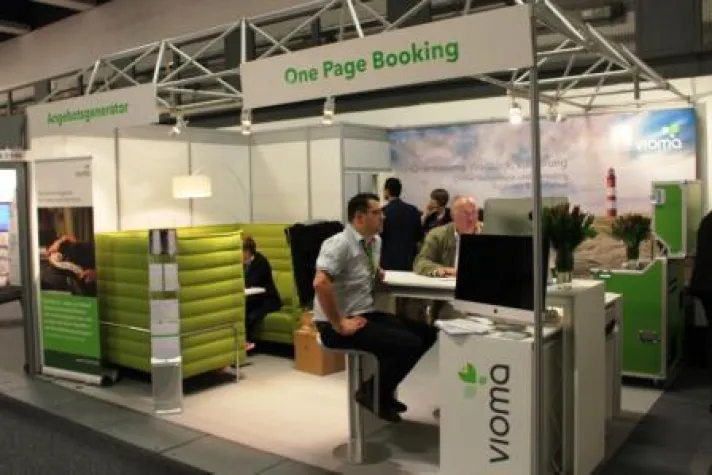 Allseits präsent: vioma auf den Tourismus- & Hotellerie-Messen 2015 Bild: Allseits präsent: vioma auf den Tourismus- & Hotellerie-Messen 2015