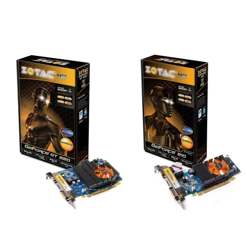 ZOTAC GeForce GT220 + ZOTAC GeForce 210