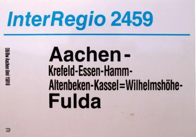 Bild: Der Wohlfühlzug: Vor 25 Jahren fuhr der erste InterRegio