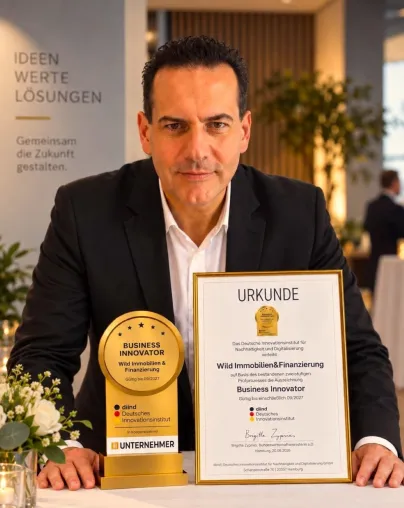 Bild: Wild Immobilien&Finanzierung erneut als Business Innovator DIIND ausgezeichnet
