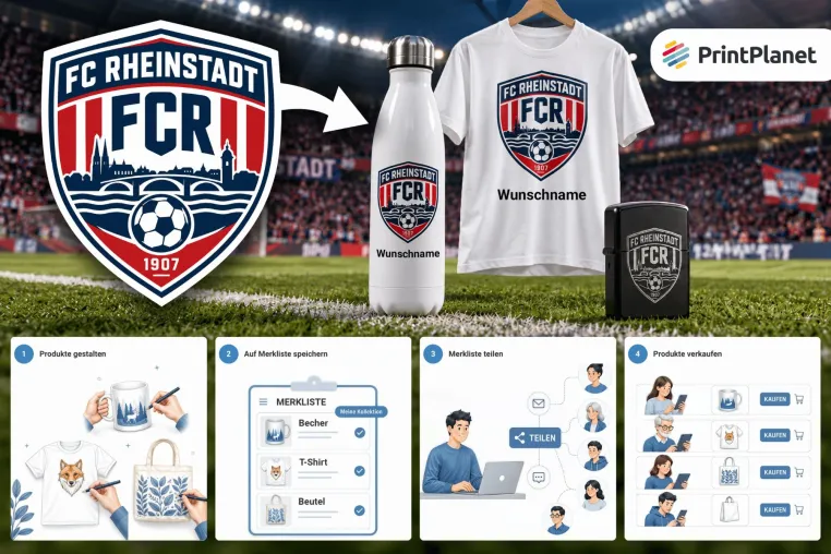 Bild: Schluss mit dem Bestellchaos im Verein: PrintPlanet macht den eigenen Fanshop einfach