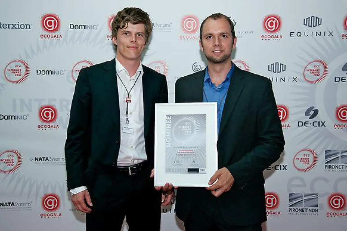 Foto: eco e.V. | photoetage Henning Granitza. Klaus Mochalski (CEO), Martin Menschner (CTO)