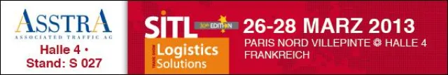 Bild: AsstrA präsentiert seine Dienstleistungen bei der SITL 2013
