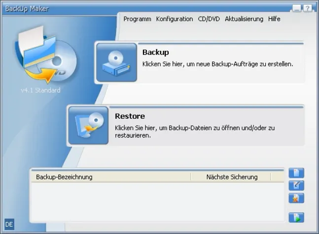 BackUp Maker for free: Kostenlos Sicherheitskopien ziehen Bild: BackUp Maker for free: Kostenlos Sicherheitskopien ziehen