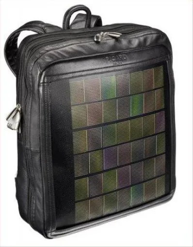 Energiesparen: Telekom-Magazin empfiehlt Solarrucksack Bild: Energiesparen: Telekom-Magazin empfiehlt Solarrucksack