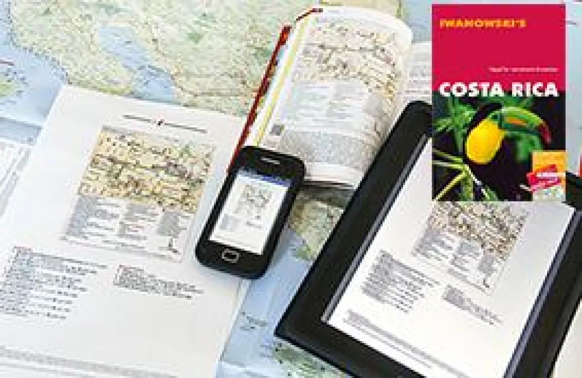 Alle Karten aus dem Iwanowski Reiseführer Costa Rica können auf das Smartphone geladen werden