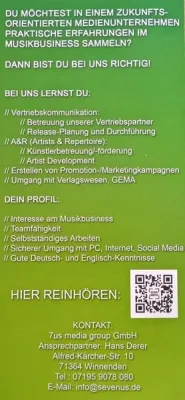 Bild: Die 7us media group sucht Praktikanten