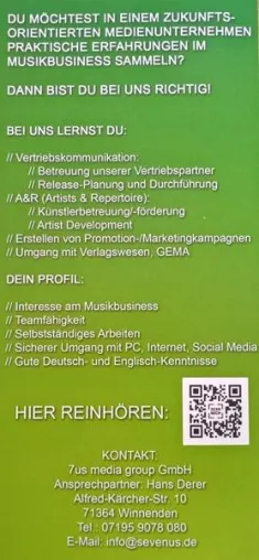 Bild: Die 7us media group sucht Praktikanten