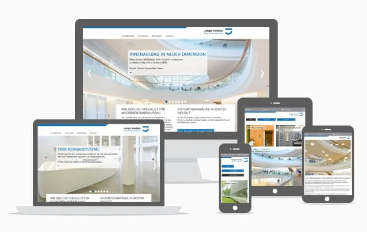Bild: i-fabrik launcht Website der Jaeger-Ausbau-Gruppe im Responsive Design
