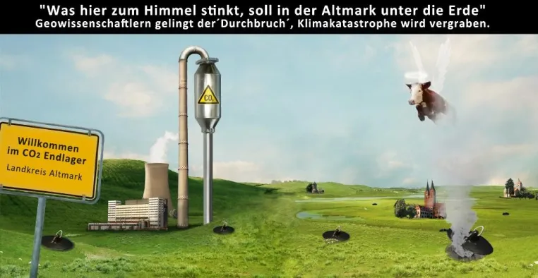 Bild: Widerstand gegen die Errichtung von CO2 Endlagern wächst - Bürger kündigen "heißen Herbst an