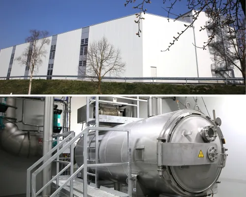 Bild: Produktionsstart in wiederaufgebautem Gebäude: Kräuter Mix nimmt neue Keimreduzierungsanlage in Betrieb
