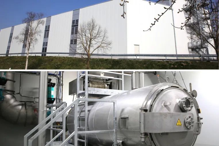 Bild: Produktionsstart in wiederaufgebautem Gebäude: Kräuter Mix nimmt neue Keimreduzierungsanlage in Betrieb