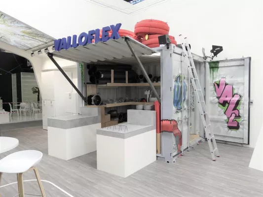 Große Produktpalette am Vier-Elemente-Stand von Systemanbieter Vallox – Bilanz nach der ISH Bild: Große Produktpalette am Vier-Elemente-Stand von Systemanbieter Vallox – Bilanz nach der ISH