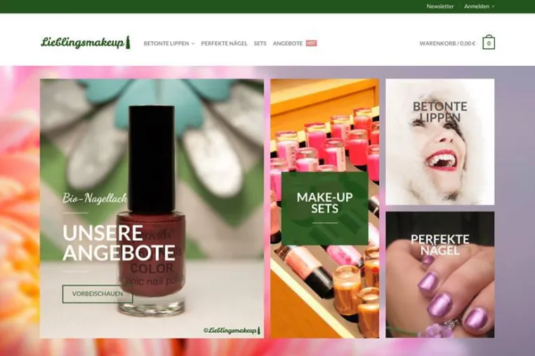 Bild: Lieblingsmakeup – Eröffnung des Online-Shops
