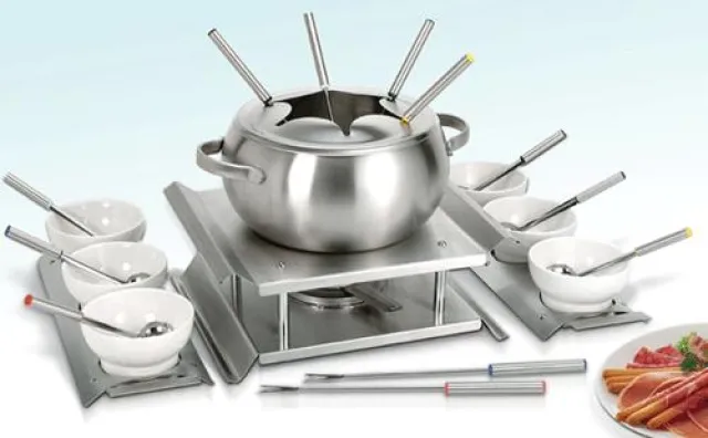 Bild: Das festliche (und sichere) Fondue Bourguignonne