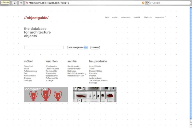 Bild: Launch von objectguide.com - Oktober 2007