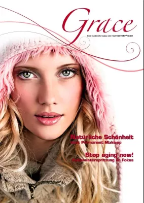 Bild: Ein frisches Gesicht, direkt nach dem Aufstehen! Das neue Kundenmagazin von Haut Contour zeigt wie das geht.