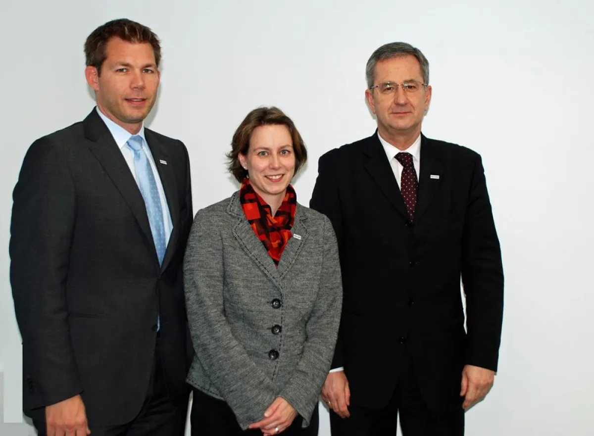 Florian Hermle, Katrin Stegmaier und Michael Unger (v. links)