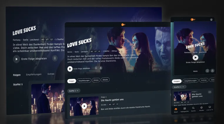 Bild: ZDF-Mediathek wird zum Streaming-Portal: JAKALA realisiert Infrastruktur und digitale Touchpoints für das ZDF