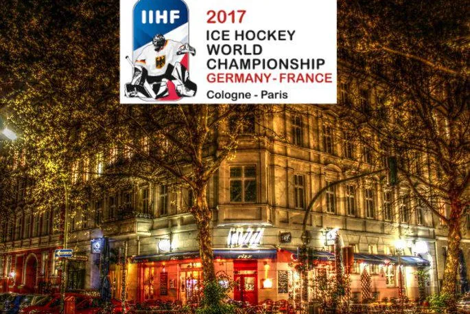 IIHF Eishockey WM alle Spiele auf Leinwand in Berlin Kreuzberg Bild: IIHF Eishockey WM alle Spiele auf Leinwand in Berlin Kreuzberg