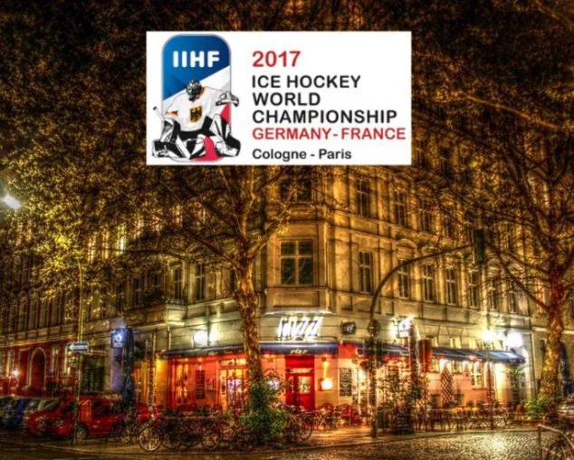 Bild: IIHF Eishockey WM alle Spiele auf Leinwand in Berlin Kreuzberg