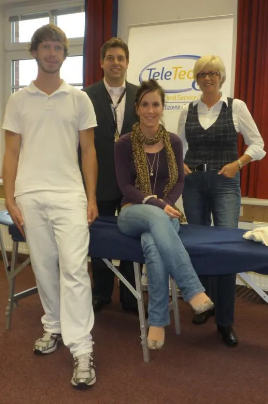 Kostenlose Physiotherapie für TeleTeam-Mitarbeiter in Oldenburg