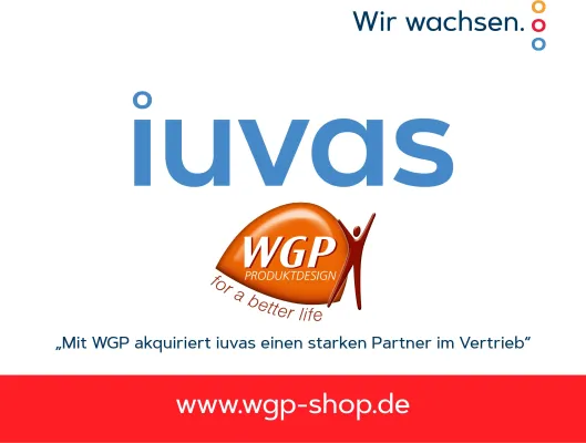 iuvas medical GmbH akquiriert den Online-Händler WGP Bild: iuvas medical GmbH akquiriert den Online-Händler WGP
