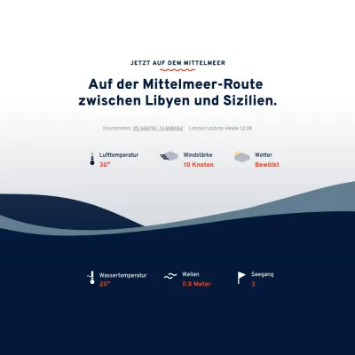 Bild: Tödliche Überfahrt: SOS MEDITERRANEEs neue Website zeigt die erschreckende Situation auf dem Mittelmeer.