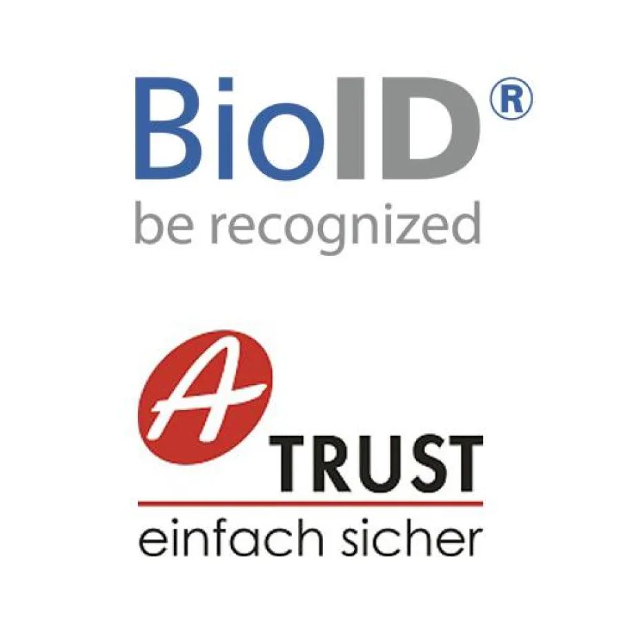Kooperation BioID und A-Trust