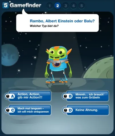 Bild: Intergalaktischer Wegweiser für Onlinespieler