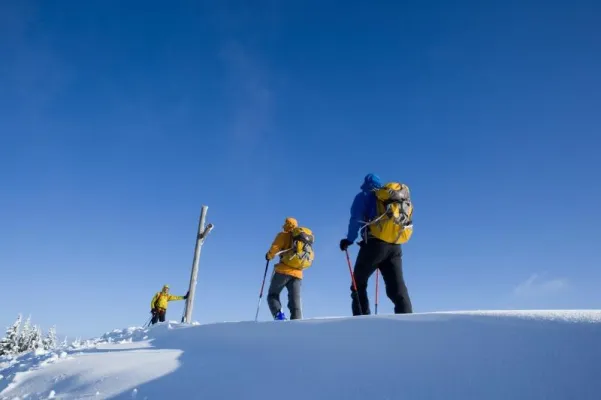 Bild: Auch im Winter gerne draußen: Vielseitige Rucksäcke von Gregory