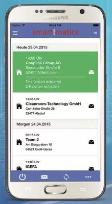 Bild: Positionsbestimmung in der mobilen Telematik-Lösung "smart!matics" nun kostenfrei