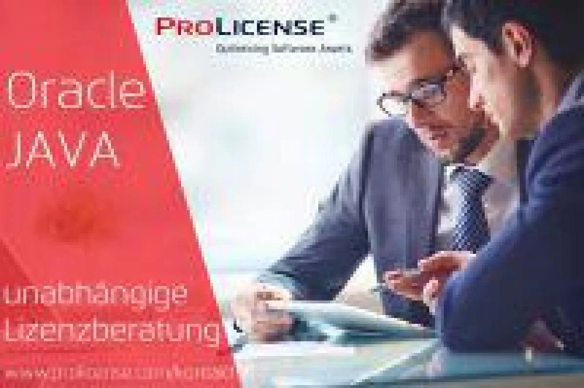 Oracle Java - unabhängige Lizenzberatung von ProLicense - Oracle Java Lizenzierung
